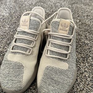 Cream and Tan Adidas